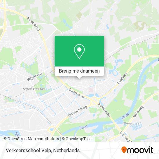 Verkeersschool Velp kaart