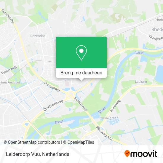 Leiderdorp Vuu kaart