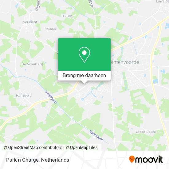 Park n Charge kaart