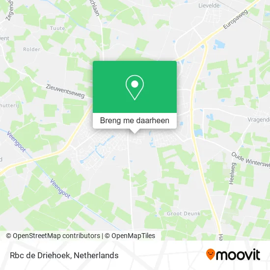 Rbc de Driehoek kaart