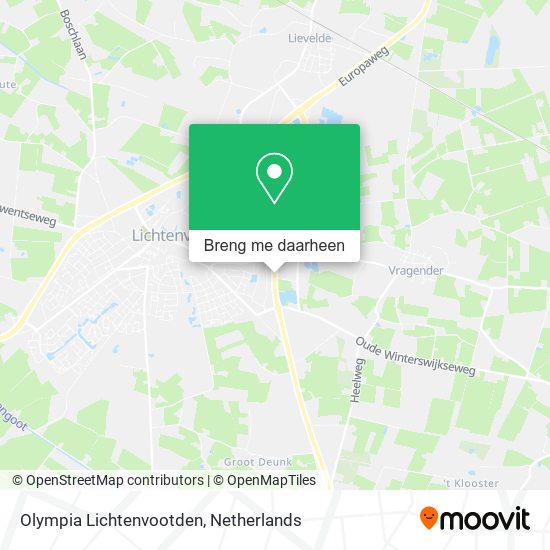 Olympia Lichtenvootden kaart