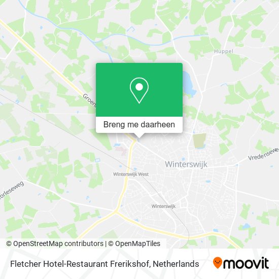 Fletcher Hotel-Restaurant Frerikshof kaart