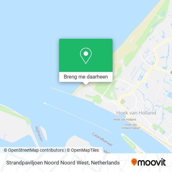 Strandpaviljoen Noord Noord West kaart