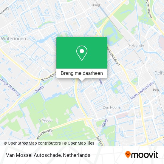 Van Mossel Autoschade kaart