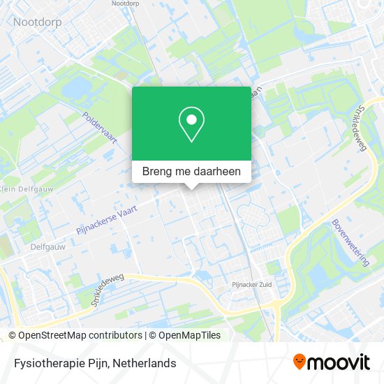 Fysiotherapie Pijn kaart