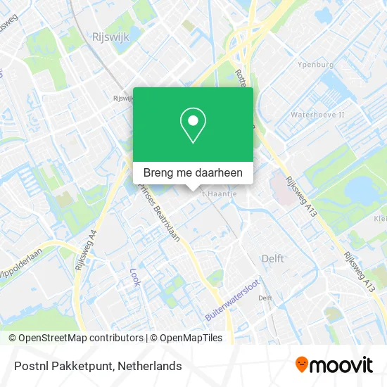 Postnl Pakketpunt kaart