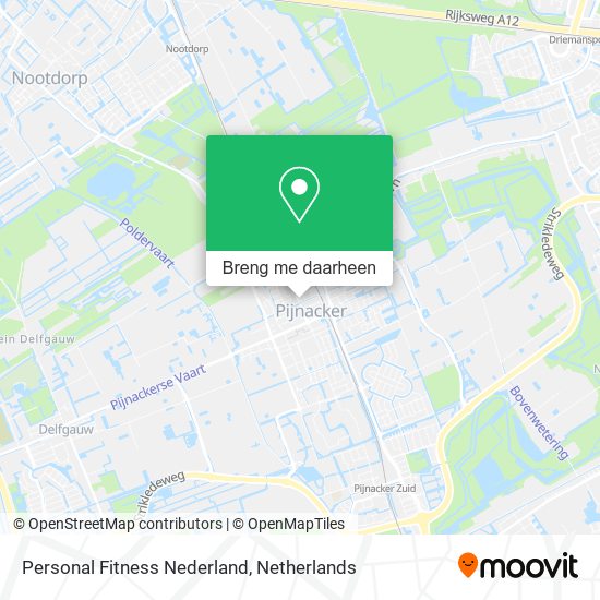 Personal Fitness Nederland kaart