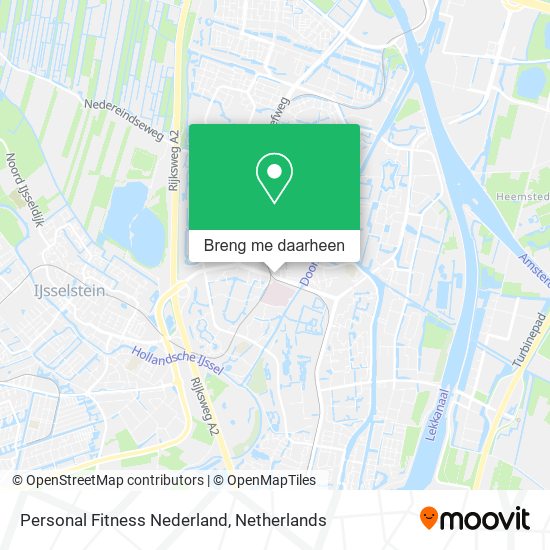 Personal Fitness Nederland kaart