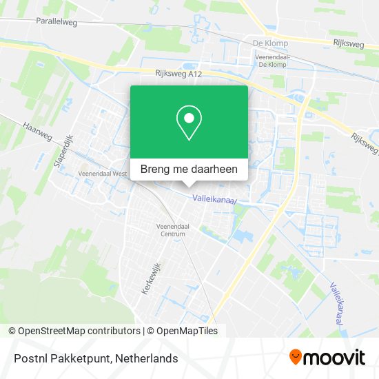 Postnl Pakketpunt kaart