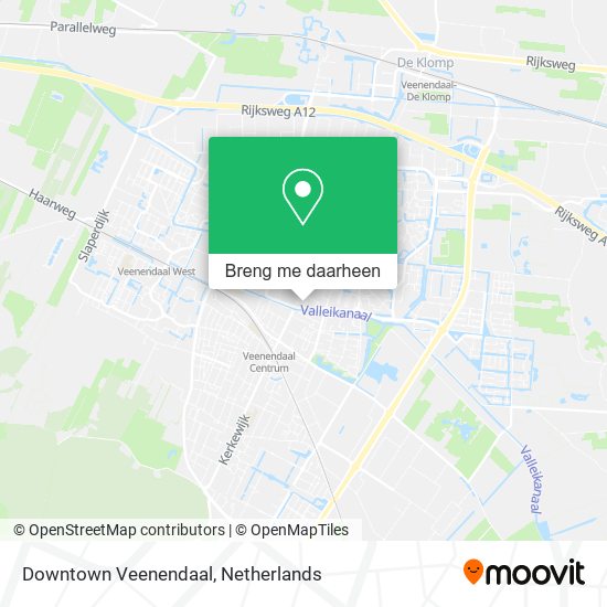 Downtown Veenendaal kaart