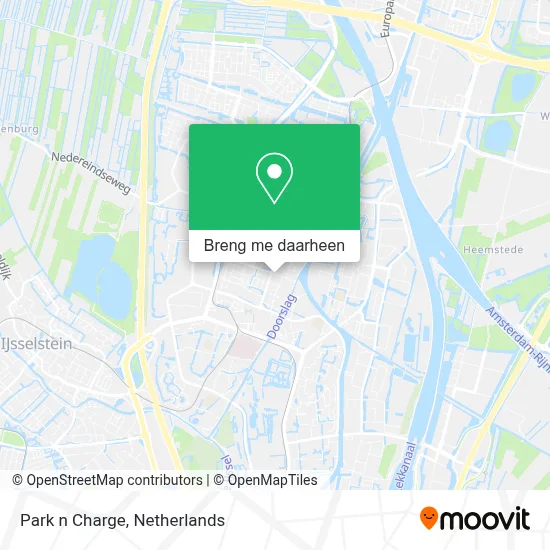 Park n Charge kaart