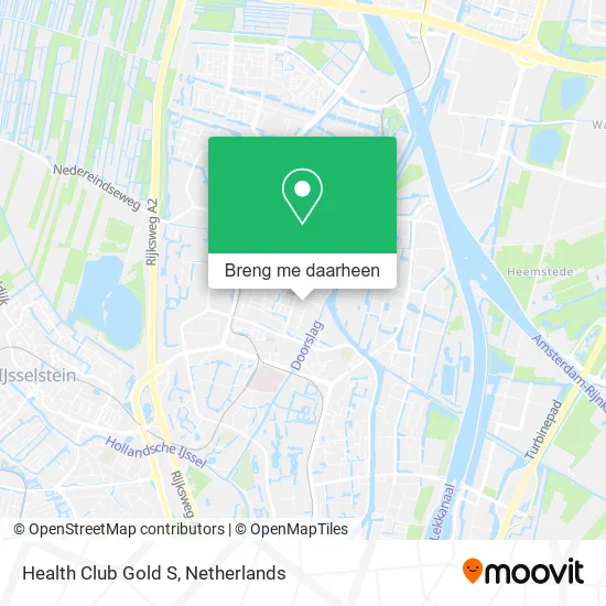 Health Club Gold S kaart