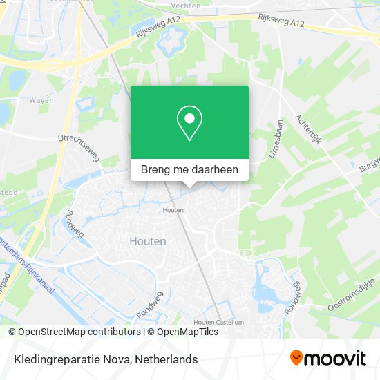 Kledingreparatie Nova kaart