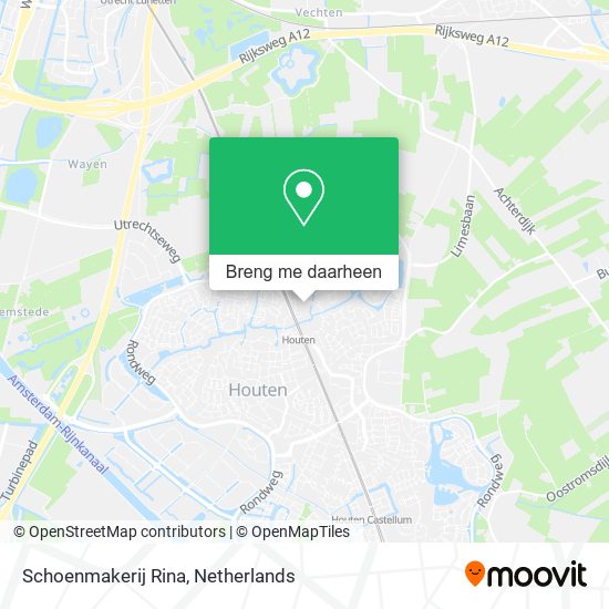Schoenmakerij Rina kaart
