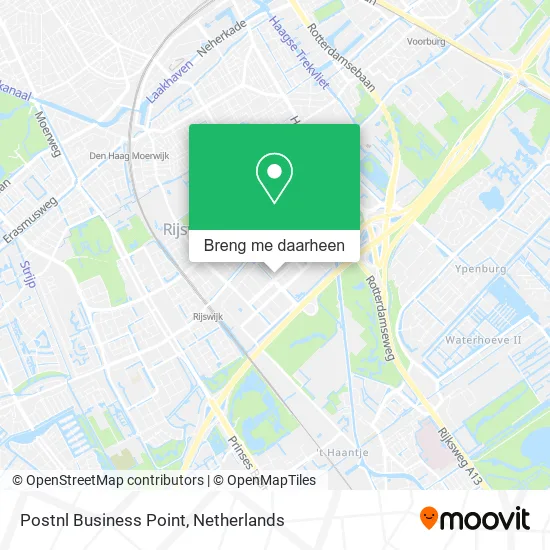 Postnl Business Point kaart