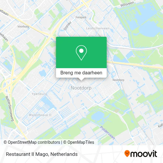 Restaurant Il Mago kaart