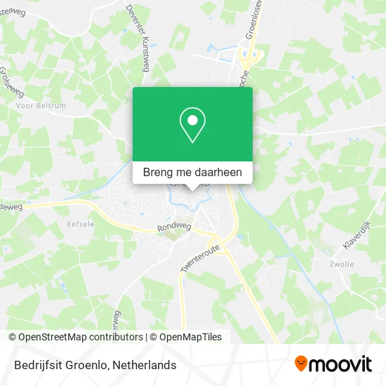 Bedrijfsit Groenlo kaart