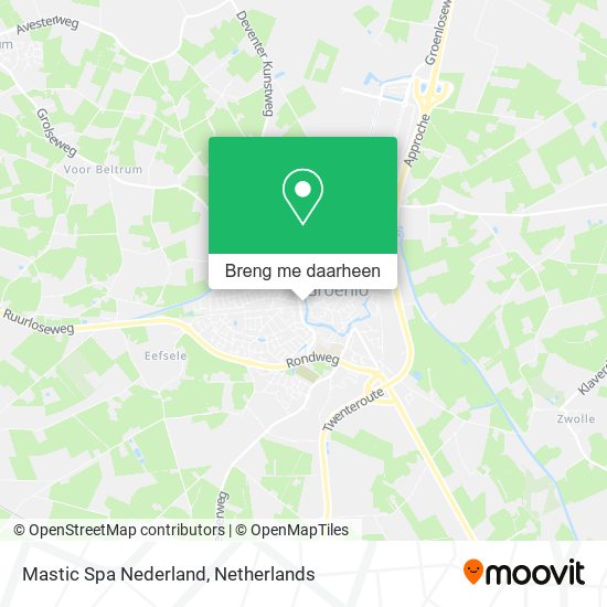 Mastic Spa Nederland kaart