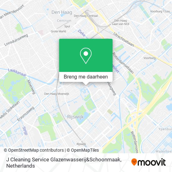 J Cleaning Service Glazenwasserij&Schoonmaak kaart
