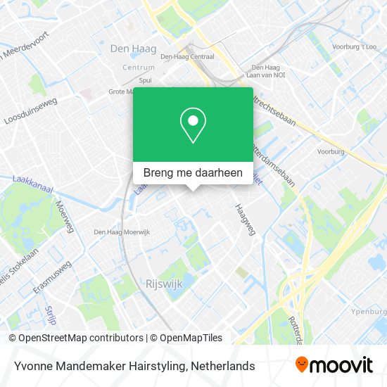 Yvonne Mandemaker Hairstyling kaart