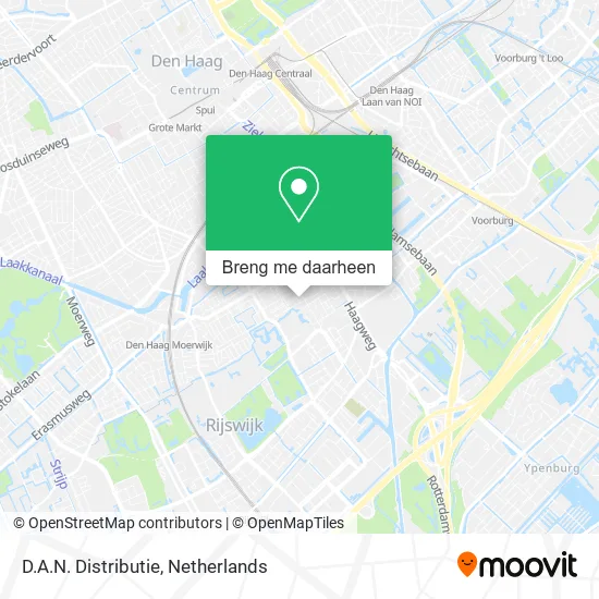 D.A.N. Distributie kaart