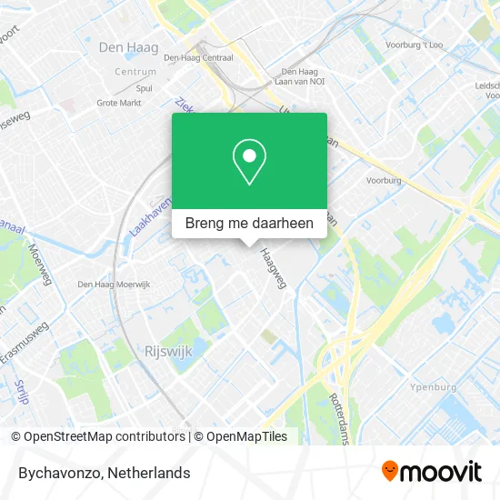 Bychavonzo kaart