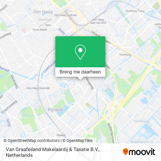 Van Graafeiland Makelaardij & Taxatie B.V. kaart