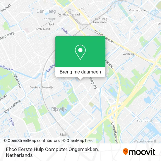 Ehco Eerste Hulp Computer Ongemakken kaart