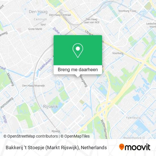 Bakkerij 't Stoepje (Markt Rijswijk) kaart