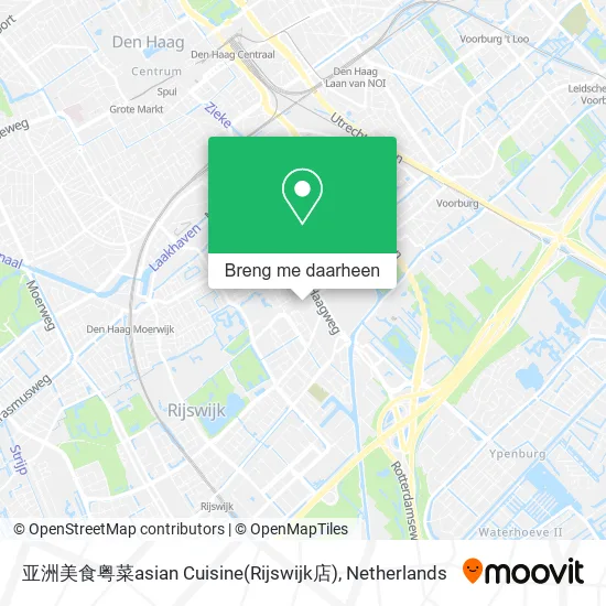 亚洲美食粤菜asian Cuisine(Rijswijk店) kaart