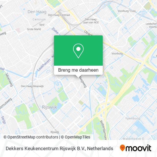 Dekkers Keukencentrum Rijswijk B.V. kaart