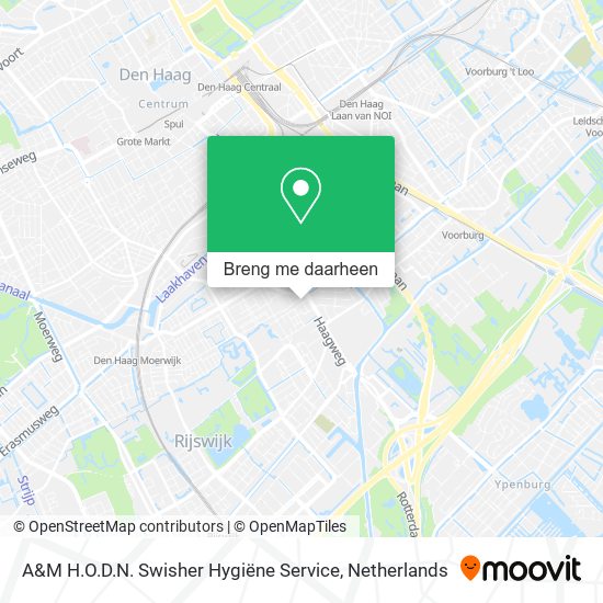 A&M H.O.D.N. Swisher Hygiëne Service kaart