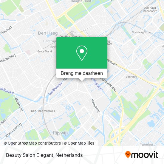 Beauty Salon Elegant kaart