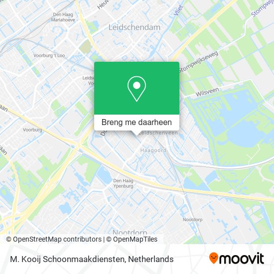 M. Kooij Schoonmaakdiensten kaart