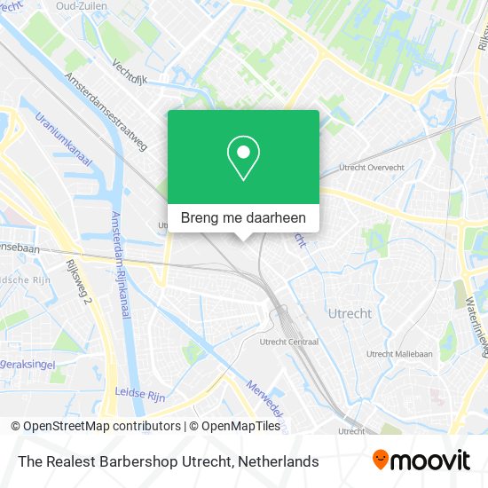 The Realest Barbershop Utrecht kaart