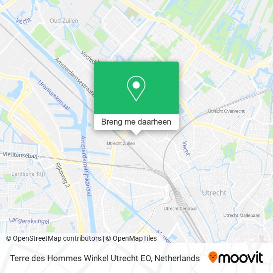 Terre des Hommes Winkel Utrecht EO kaart