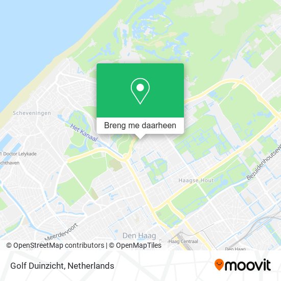 Golf Duinzicht kaart