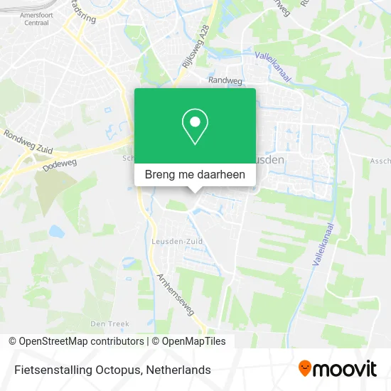 Fietsenstalling Octopus kaart