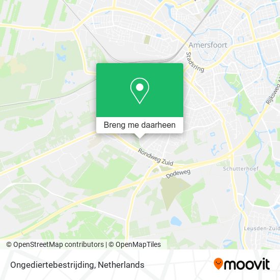 Ongediertebestrijding kaart