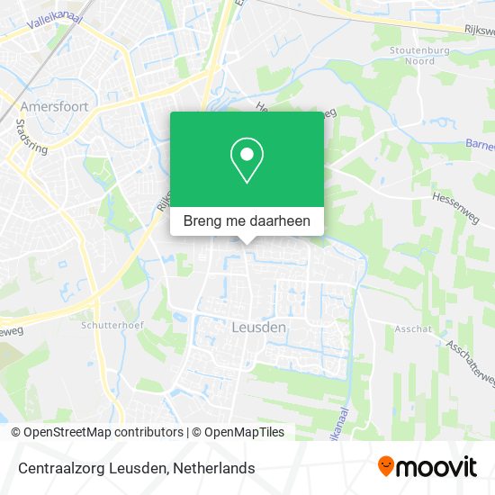 Centraalzorg Leusden kaart