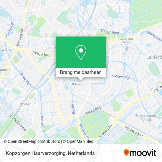 Kopzorgen Haarverzorging kaart