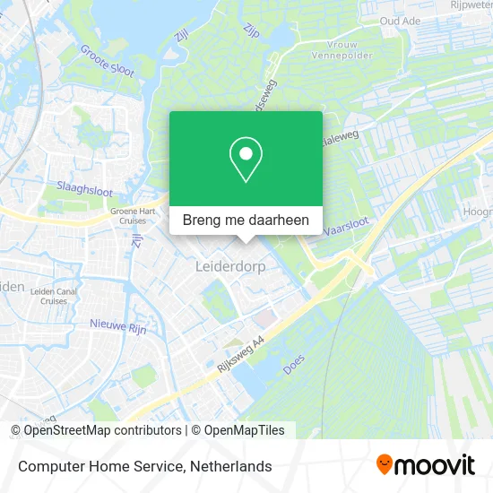 Computer Home Service kaart