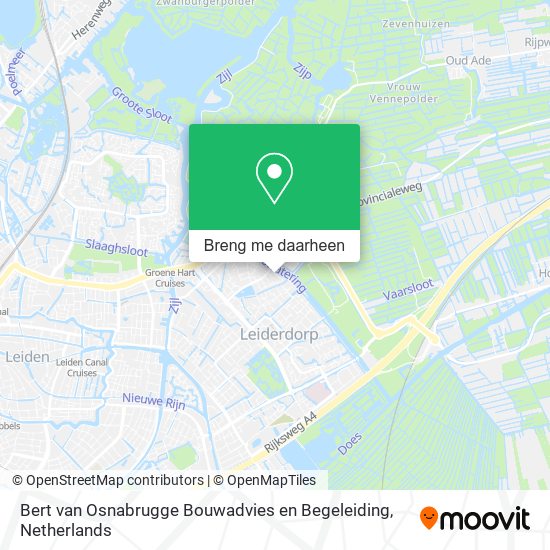 Bert van Osnabrugge Bouwadvies en Begeleiding kaart