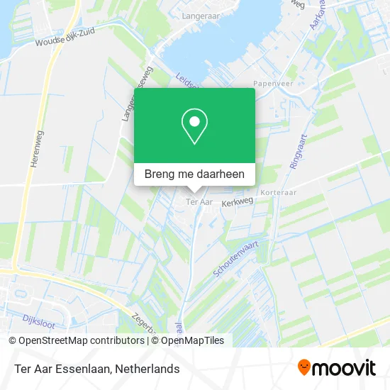 Ter Aar Essenlaan kaart