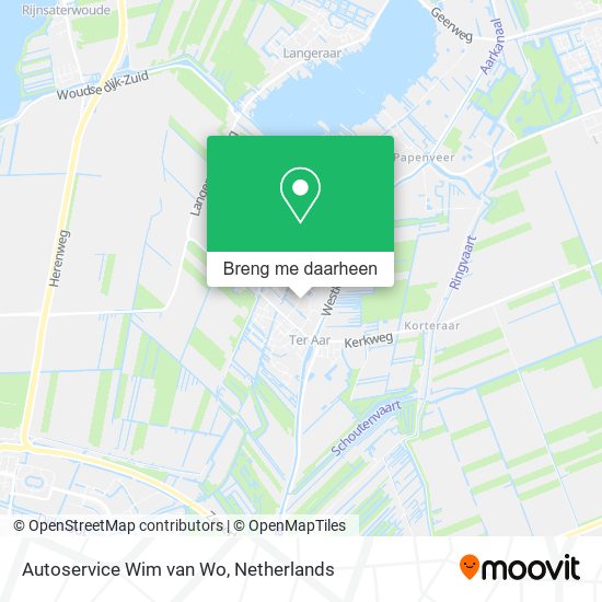 Autoservice Wim van Wo kaart
