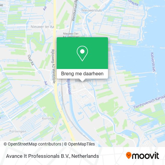 Avance It Professionals B.V. kaart
