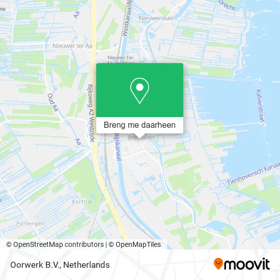 Oorwerk B.V. kaart