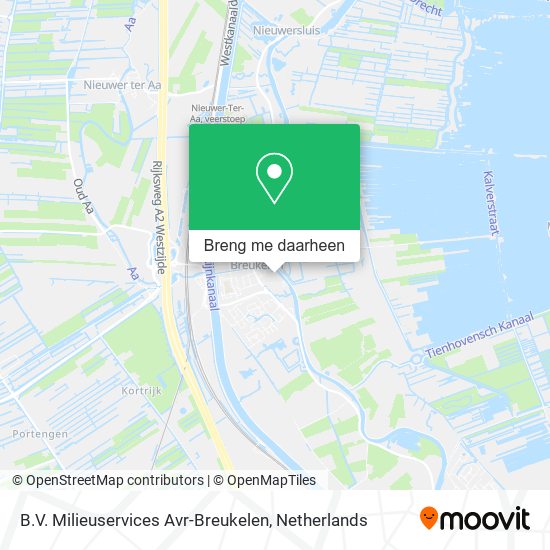 B.V. Milieuservices Avr-Breukelen kaart