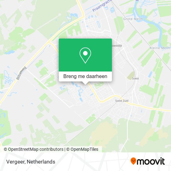 Vergeer kaart