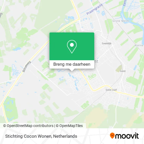 Stichting Cocon Wonen kaart